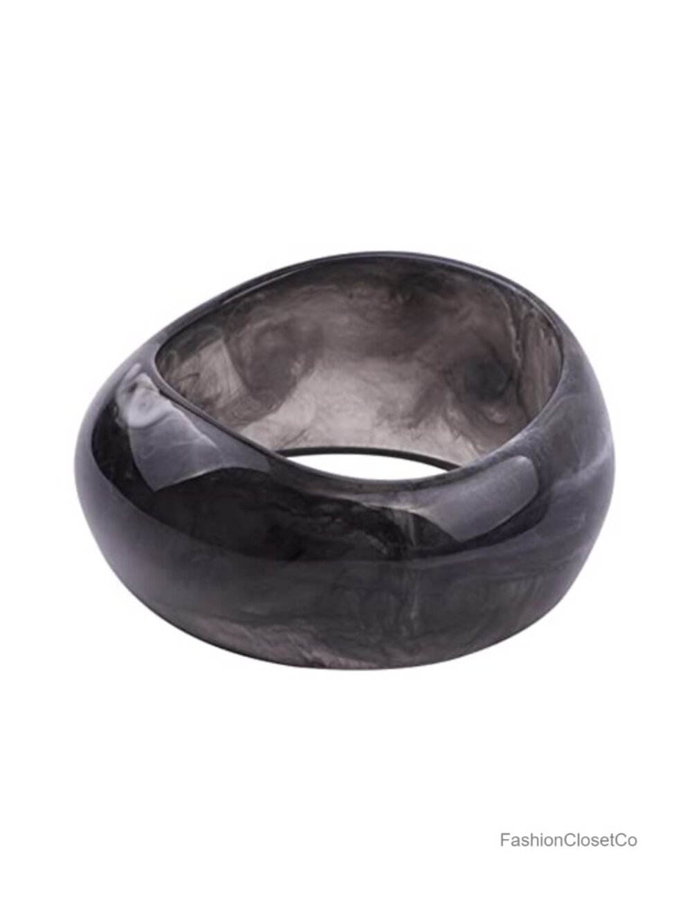 Geometric Acrylic Cuff Bangle Wide Chunky Statement Bracelet